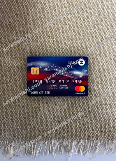USA BMO Bank of Montreal bank mastercard photolook front
